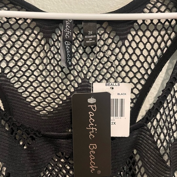 NWT Black Pacific Beach Swim Cover size 2XL - Picture 2 of 3